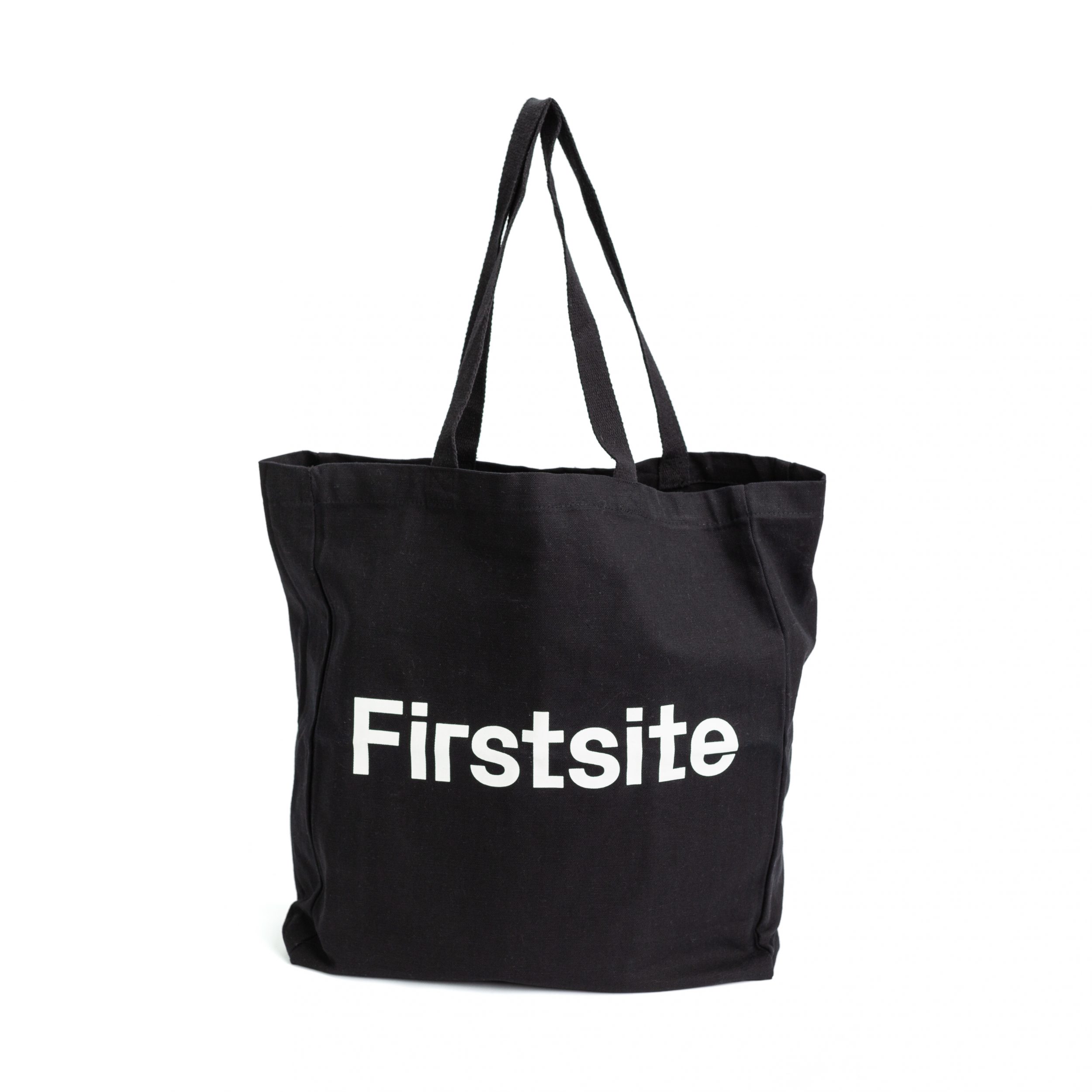 Firstsite Black Cotton Tote Bag - Firstsite