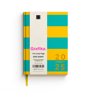 Grafika Stripped A5 2025 Diary