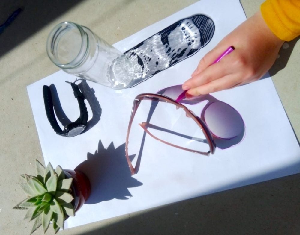 Firstsite Create at Home activity - Shadow Sketching