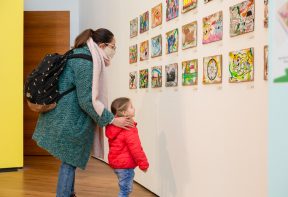 Visitors in the Background Bob and his Amazing Friends exhibition