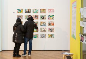 Visitors in the Background Bob and his amazing friends exhibition