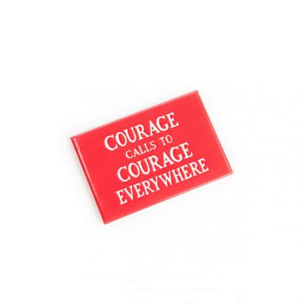 Gillian Wearing, "Courage Calls" Magnet