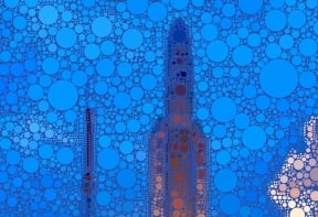 Jackie Burns, Falcon Heavy (Map), Digital Image, 2024, Courtesy the artist Cropped