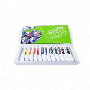 Photo of a box of Acrylic paints by Seawhite