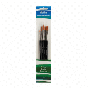 Front of the pack of brushes showing all 4 sizes