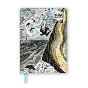 Front cover of the blank A5 journal featuring artwork by Angela Harding