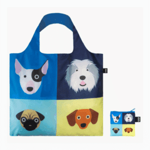 LOQI Stephen Cheetham Shopping Bag - Dogs