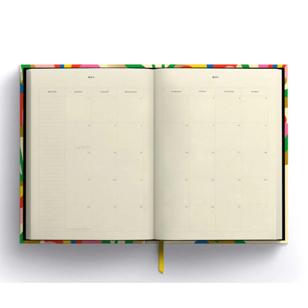 Inside of the 2026 diary by 1973 with the Bureau Alice design.