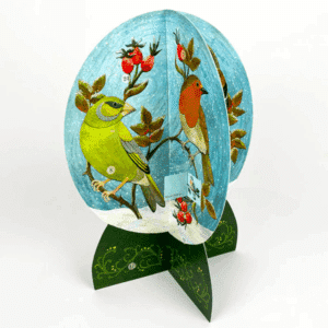 Image showing the advent calendar free standing in its 3D form