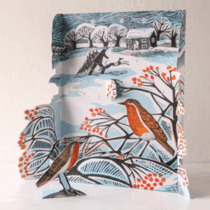 An image showing the free standing advent calendar